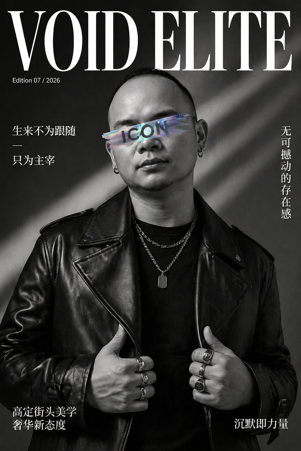 Ultra-realistic high-fashion magazin...